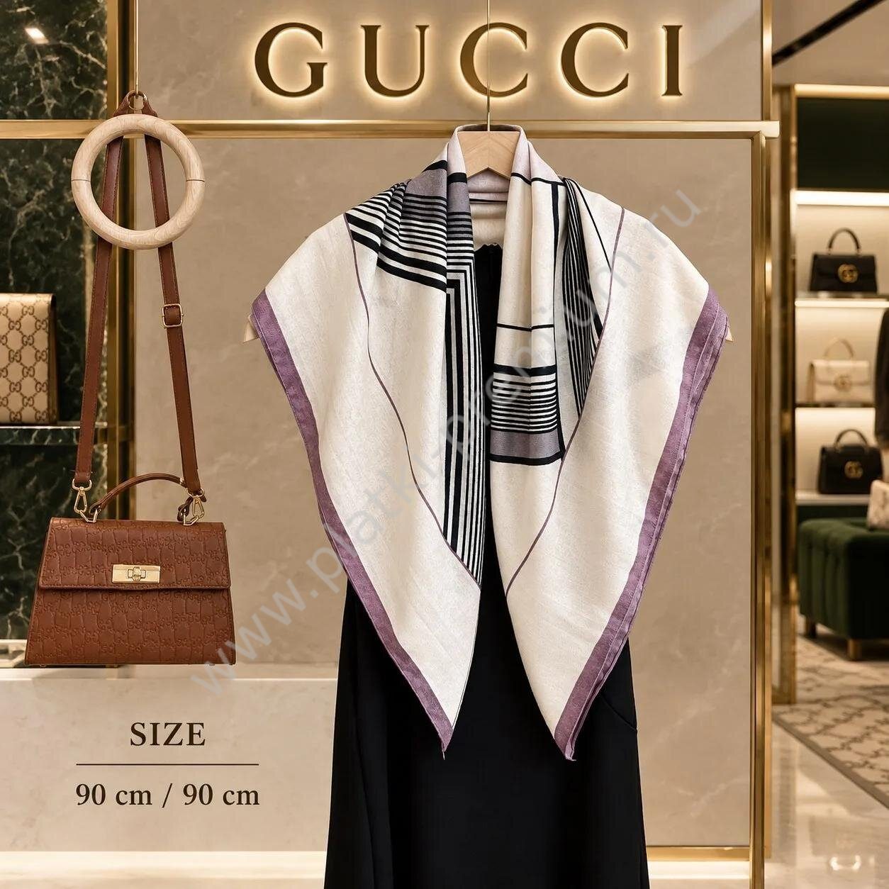 Теплый платок Gucci FL-17