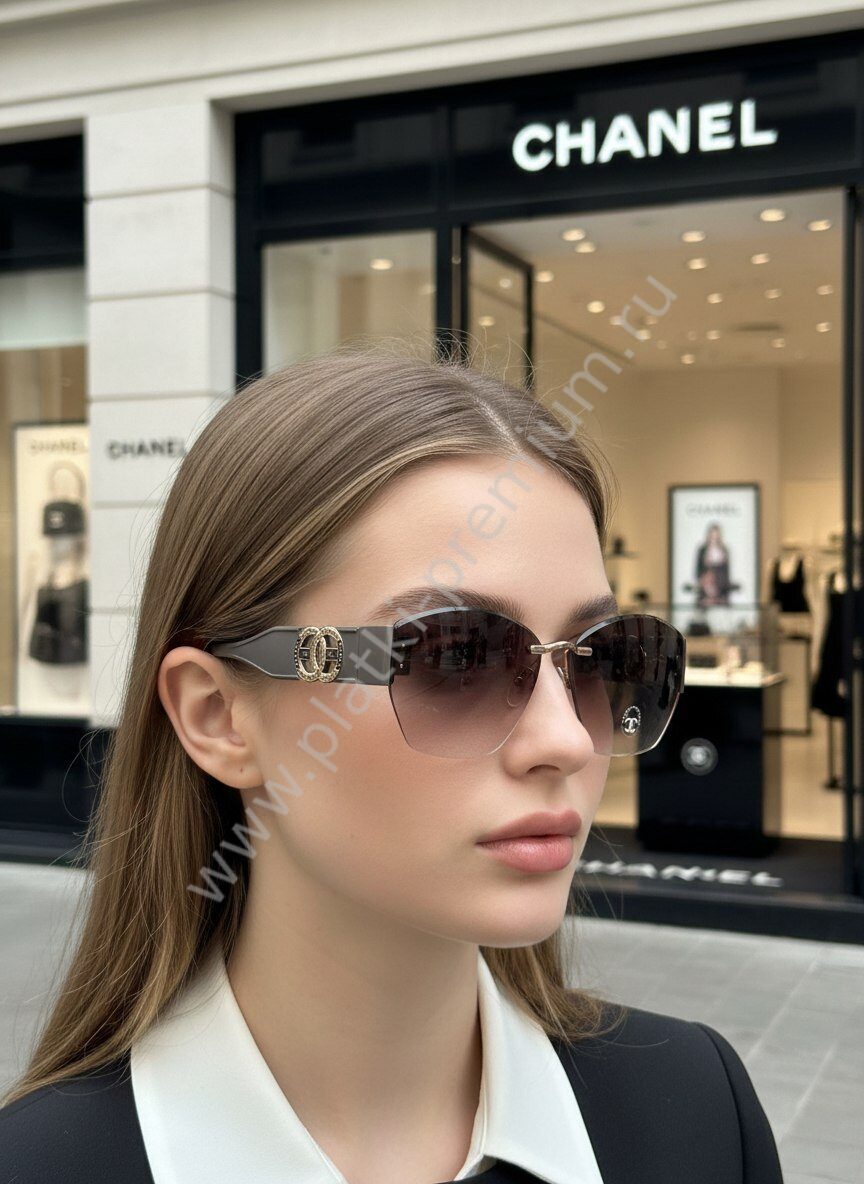 СОЛНЦЕЗАЩИТНЫЕ ОЧКИ CHANEL E-01