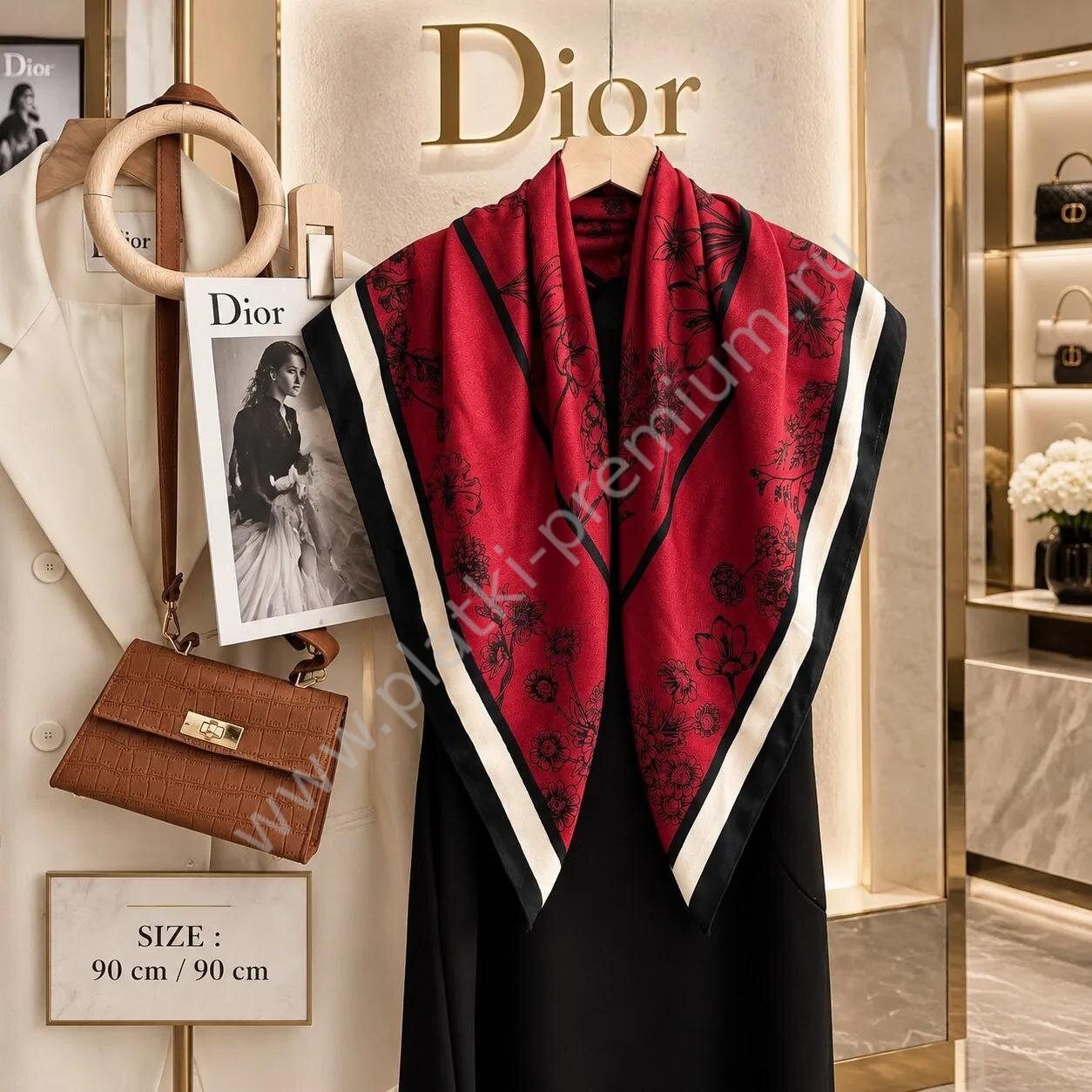 Теплый платок Christian Dior A-06